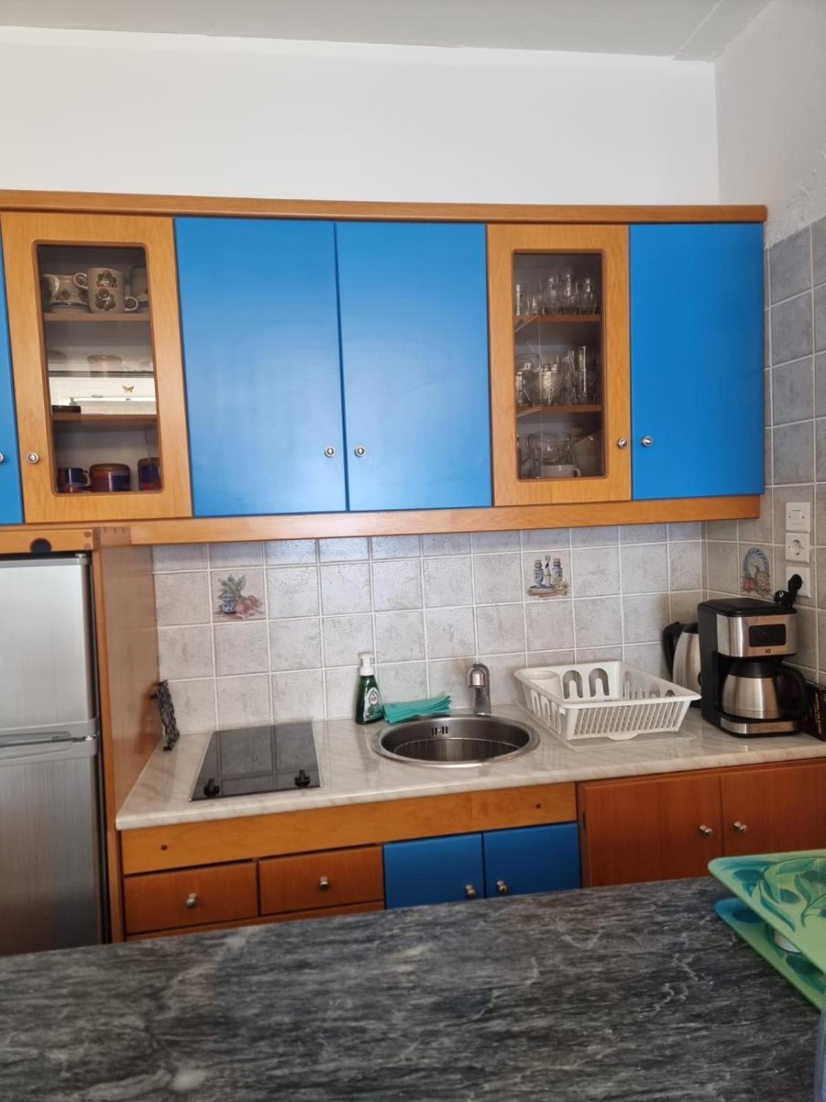 Atlas Apartment With Private Beach And Seaview Blue Loutraki  Bagian luar foto